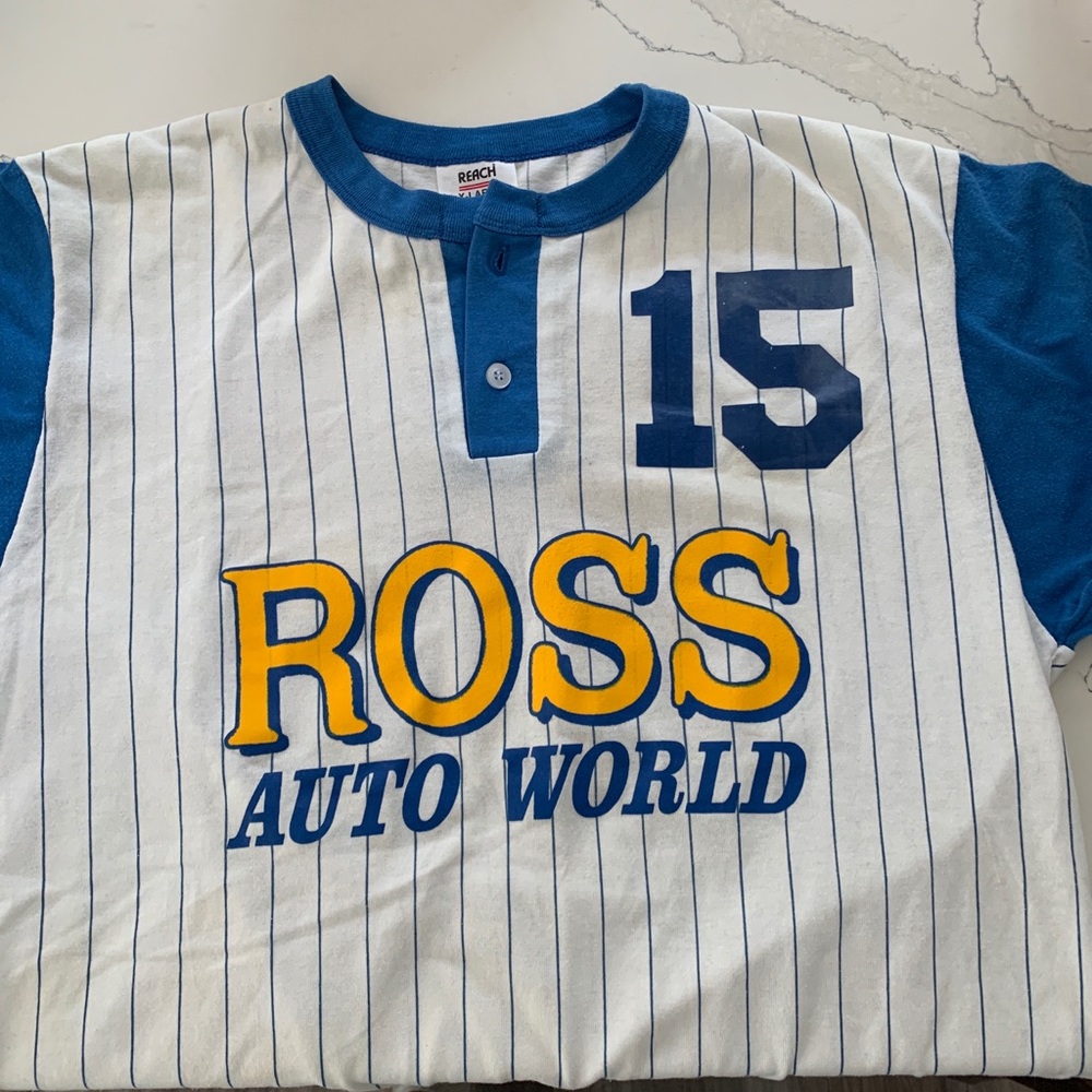 Vintage baseball tee